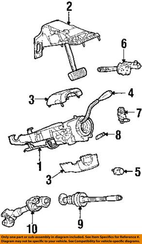 Dodge oem 4690806ae steering column-tilt lever