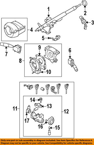 Subaru oem 83114ag021 windshield wiper switch-wiper switch