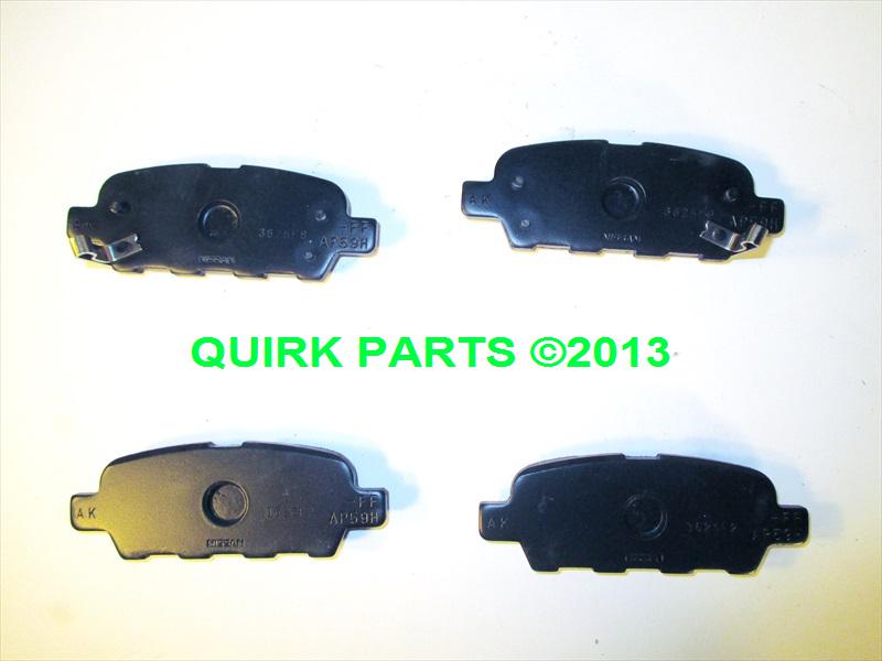 2011-2013 nissan rogue rear brake pads genuine oem new part number d4060-ja00j