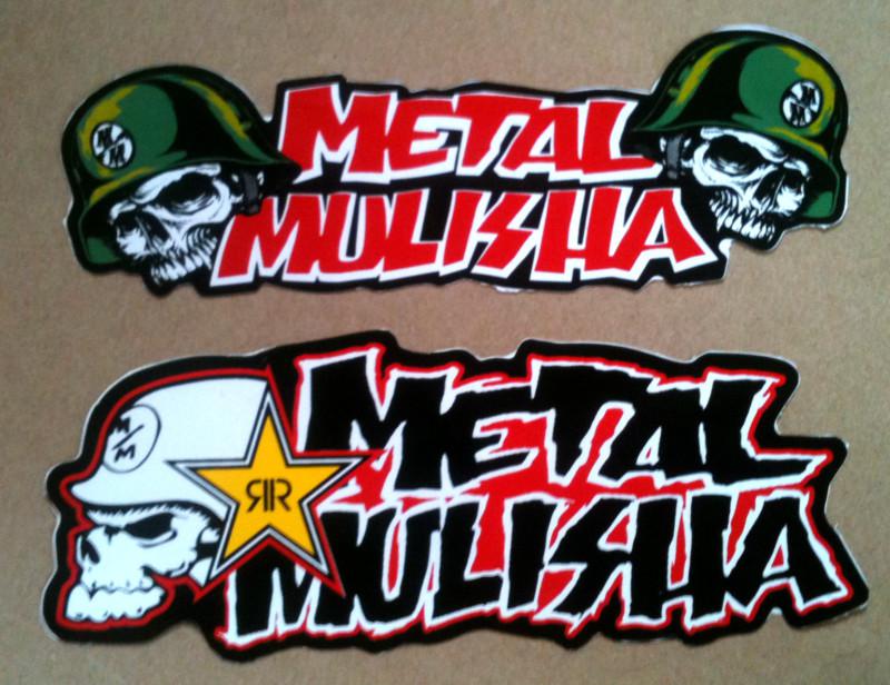 Metal mulisha stickers 4x4 atv motocross toyota chevy honda rockstar s199