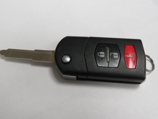 Used mazda uncut flip key remote keyless entry fobs 3 button transmitter 