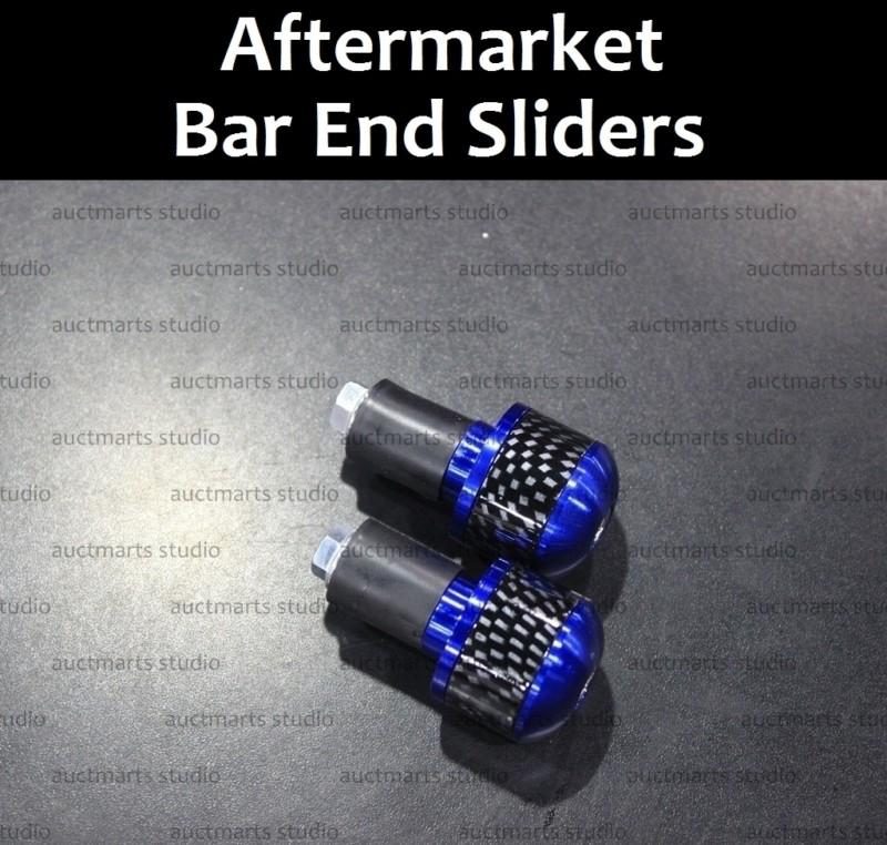 Fit universal yamaha yzf r1 r6 bar end sliders protect st3 blue d