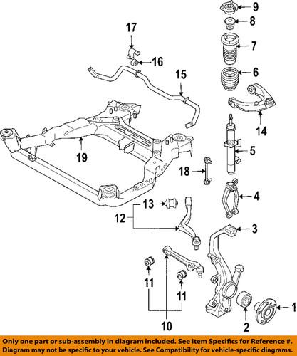 Ford oem be5z-3079-a control arm/suspension control arm