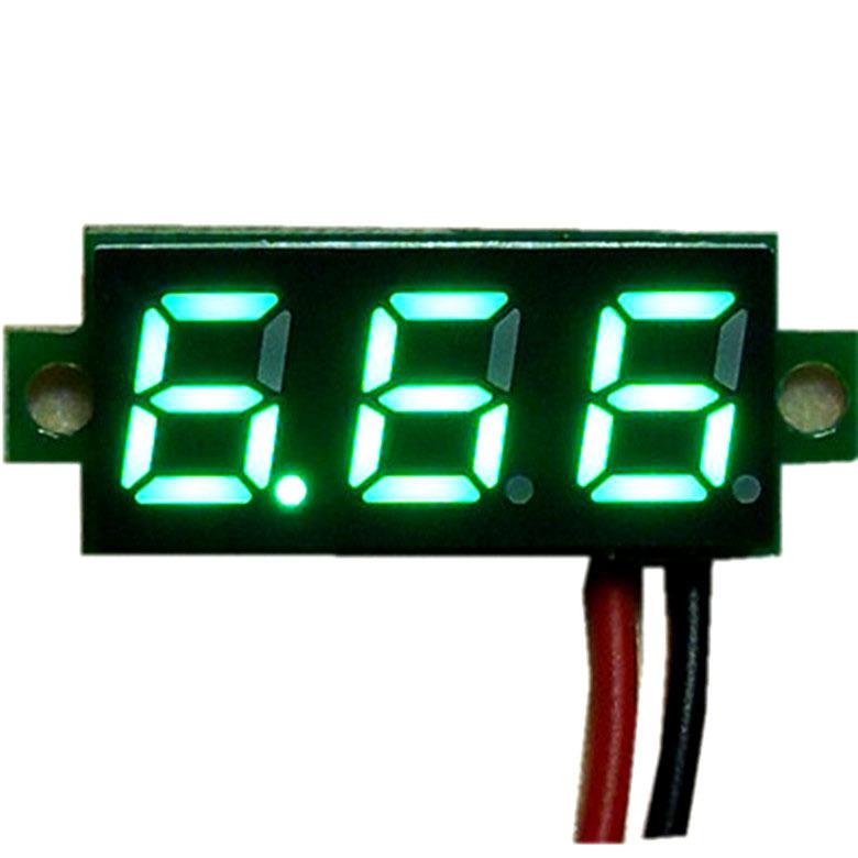 0.28" digital volt meter led 3.5-30v dc 12v 24v 9v 5v voltage test panel car gr