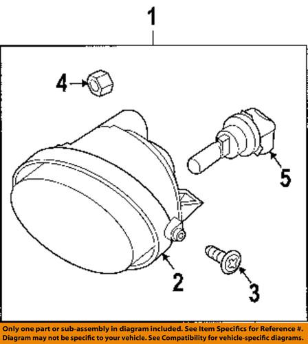 Nissan oem 262969b94c fog lamp bulb