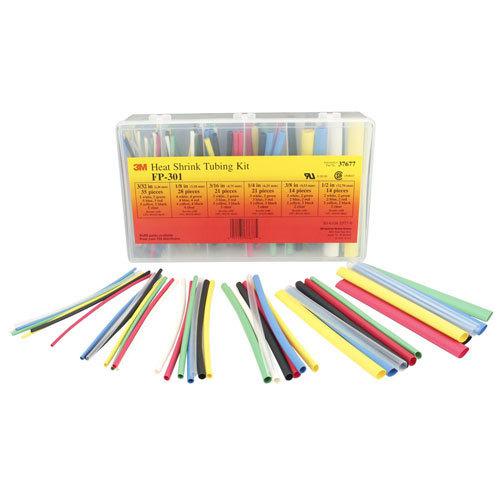 3m heat shrink tubing fp-301 color assortment kit 37677