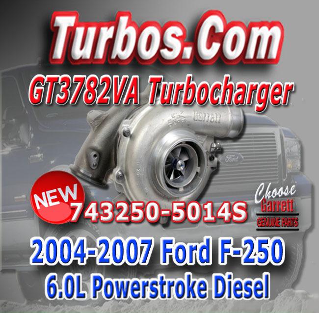 2005.-07 ford f-250 f-350 superduty 6.0l diesel new garrett factory turbocharger