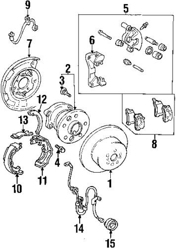 Lexus 4761420010 genuine oem factory original strut