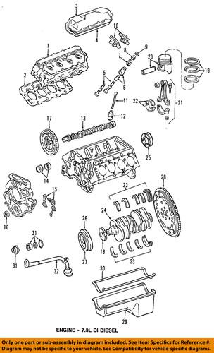 Ford oem xc3z-6619-aa oil pump gasket/engine oil pump gasket