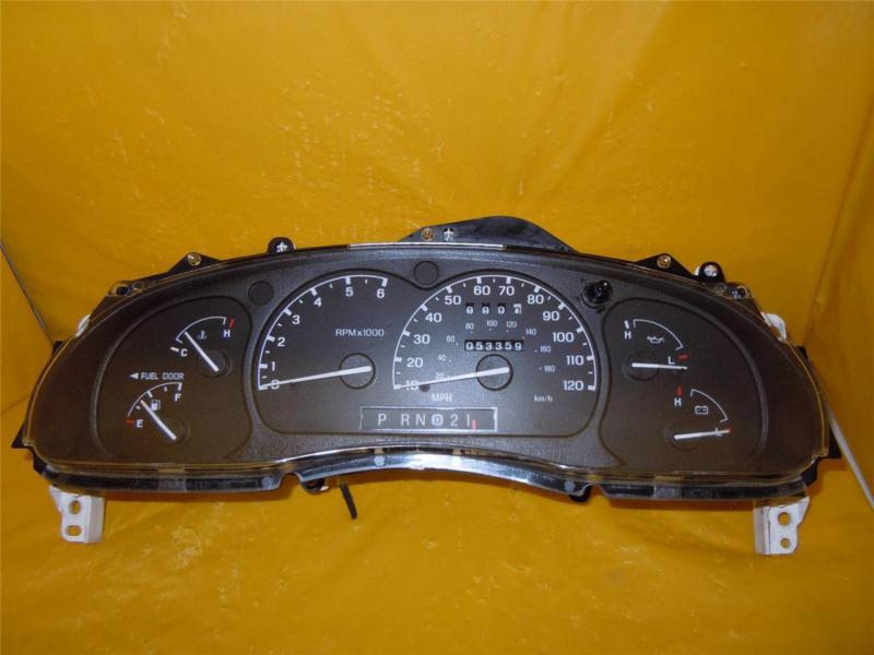 01 02 03 ranger speedometer instrument cluster dash panel gauges 53,359