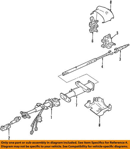 Gm oem 26036474 steering column-case