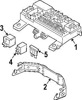 Volvo 31327215 genuine oem factory original fuse & relay box