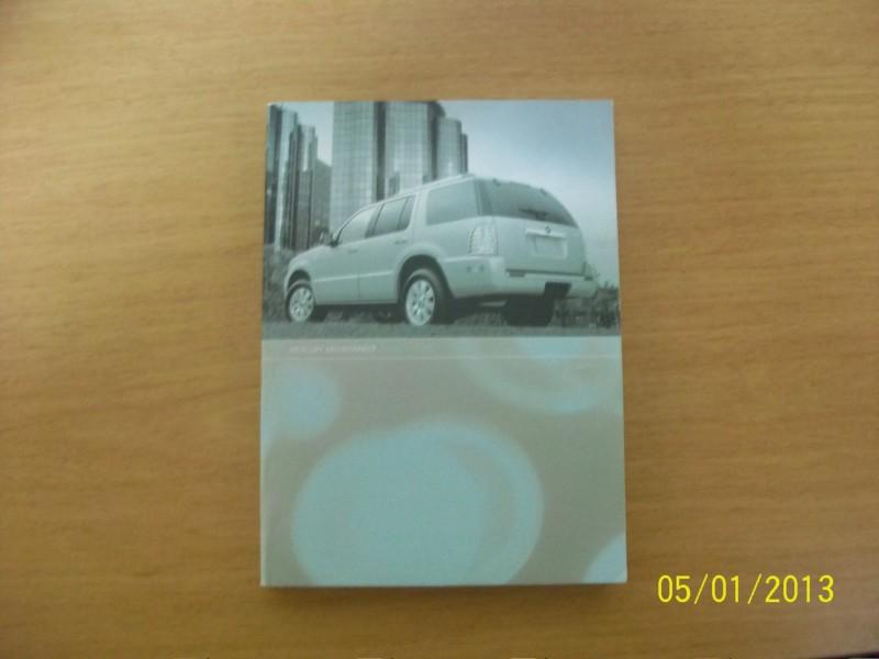 2006 mercury mountaineer  owners manual