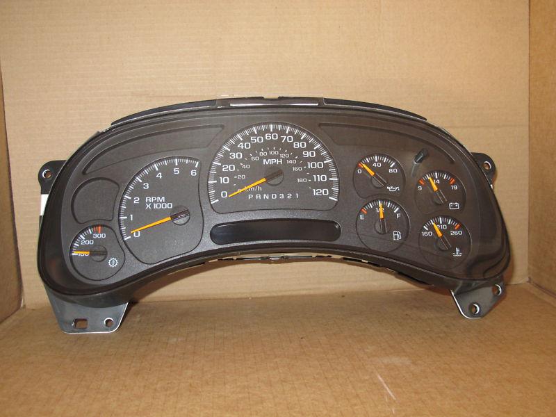 2006 2007 chevy silverado gmc sierra truck speedometer cluster 61k