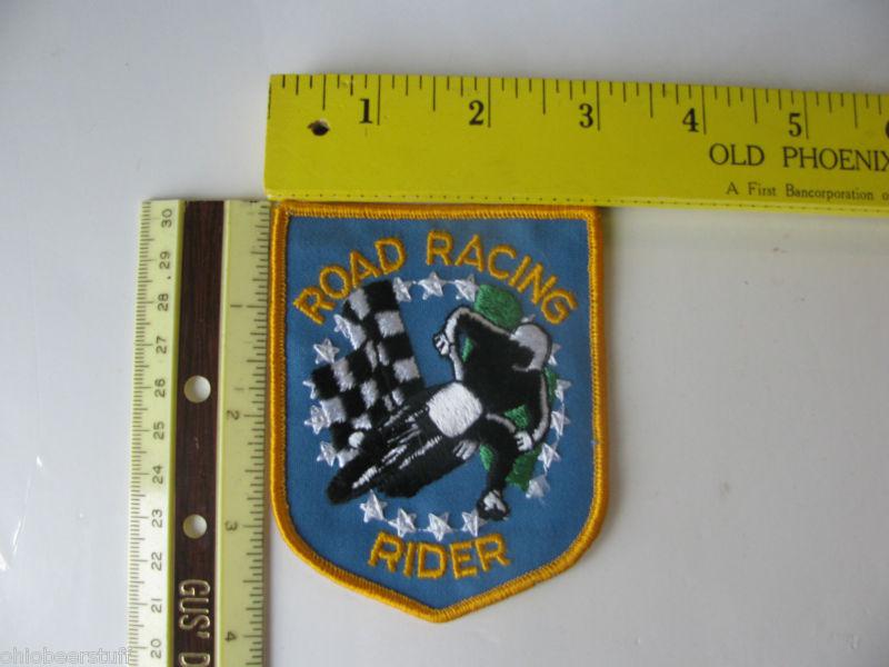 Road racing rider patch,ama,superbikes,track,street bike,motorcycle,daytona