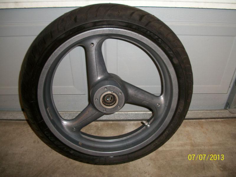 Buell front rim & avon tire