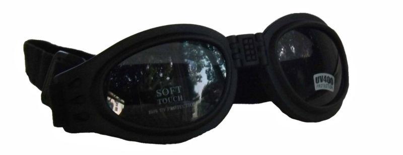 Motorcycle goggles folding smoke lense