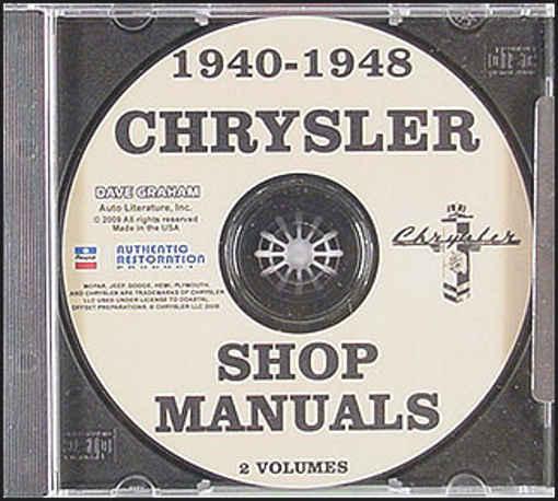 1940 1941 1942 1946 1947 1948 chrysler repair shop manual imperial windsor royal