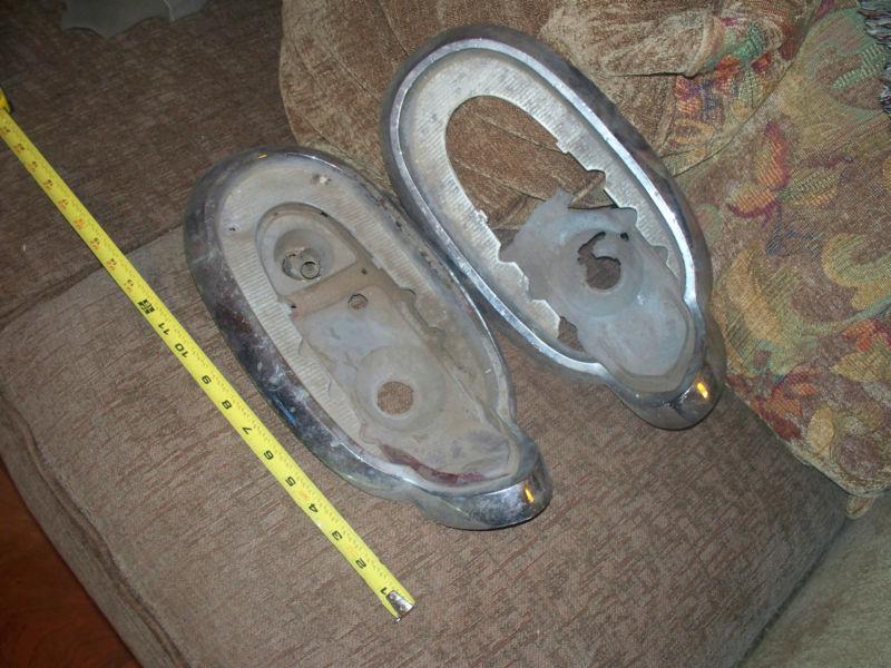 1955 mercury tail light housing bezel fdk 13449-a