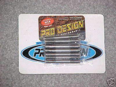 Pro design cool cylinder head stud bolt set kit yamaha banshee yfz350 yfz 350