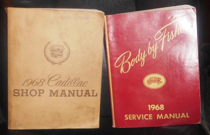 1968 cadillac shop and service 2 vol manual set