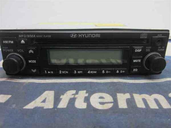 06-11 hyundai accent mp3 cd radio oem lkq