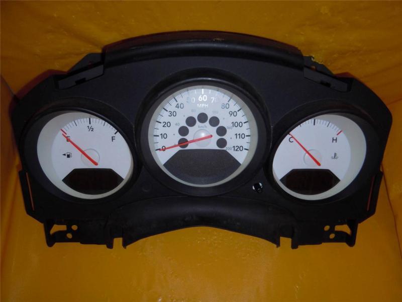 07 08 caliber speedometer instrument cluster dash panel gauges 71,024