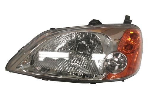 Tyc 20-5950-00 - 2001 honda civic left replacement headlight assembly