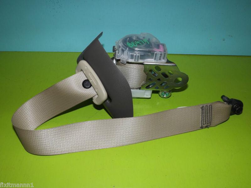 09 infiniti g37 convertible front seat belt oem left bb979