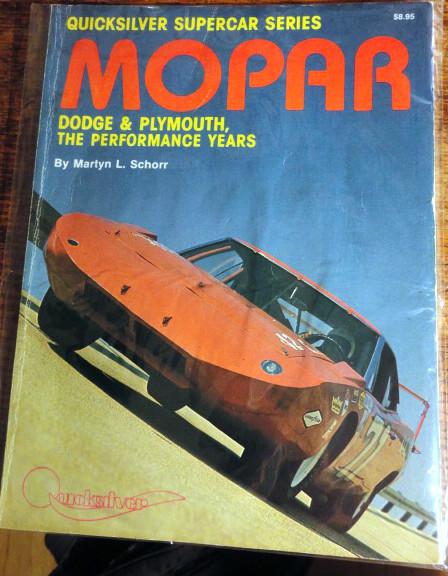  mopar quicksilver supercar series book-hemi-daytona-superbird-ramcharger + more