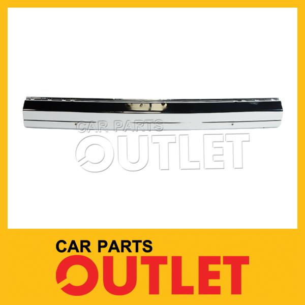 86-92 jeep cherokee front bumper chrome face bar ch1002168 center for 55234550