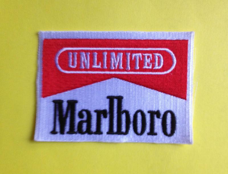 Marlboro cigarettes racing f-1 nascar irl cart nhra sponsor hat jacket patch