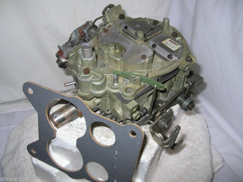 Ros quadrajet carburetor 75-76 pontiac 455 ci v8 firebird trans am lemans 400 v8