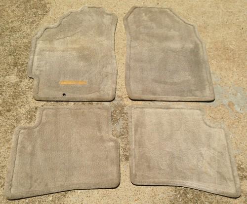 2000 nissan altima light brown floor mats oem