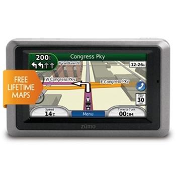 New garmin zumo 660lm motorcycle gps navigation navigator w/ lifetime maps