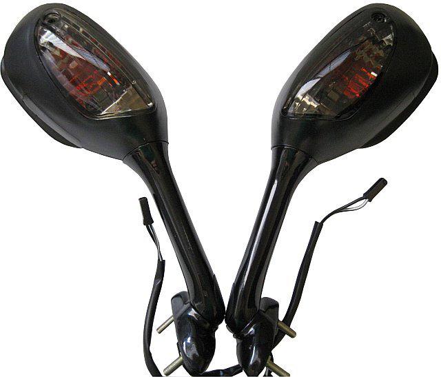 New suzuki gsxr 600 750 1000 integrated turn signals mirrors 2006-2012