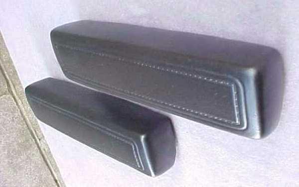 70's 80's dodge b body ram tradesman sportsman  black 9.5" armrests