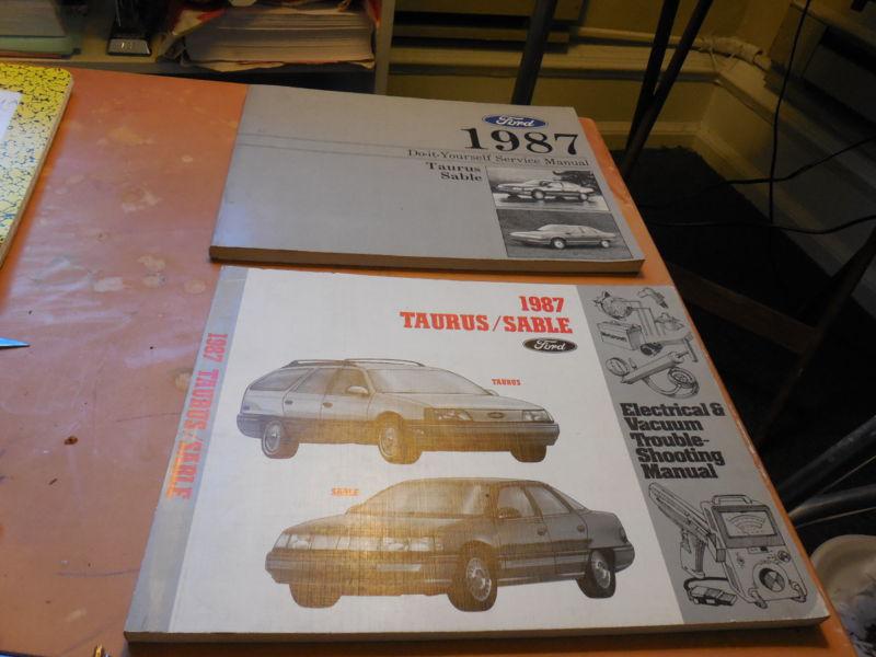 1987 ford taurus,mercury sable do it yourself service manual & electrical,vacuum