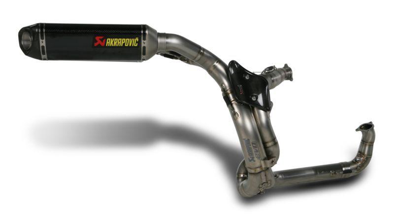 Akrapovic racing evolution exhaust system carbon for ducati 1098r