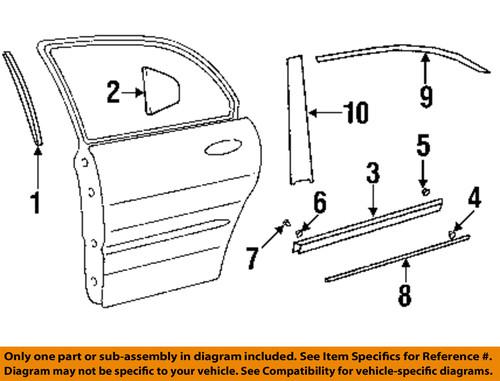 Hyundai oem 877353d000 exterior-rear-lower molding