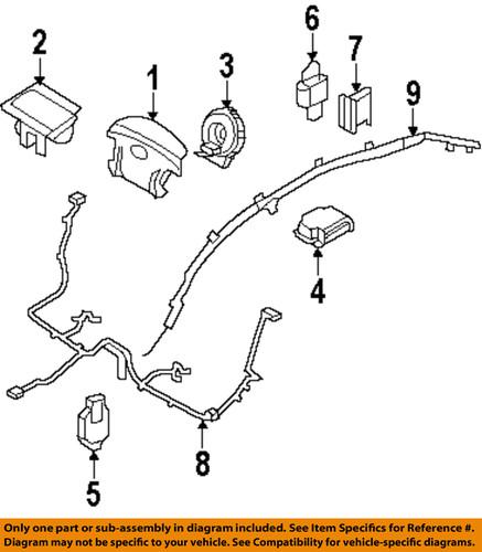 Hyundai oem 959203k100 air bag-side impact sens