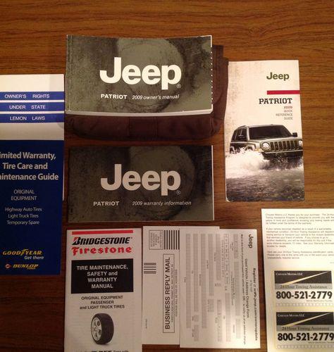 2009 jeep patriot owners manual