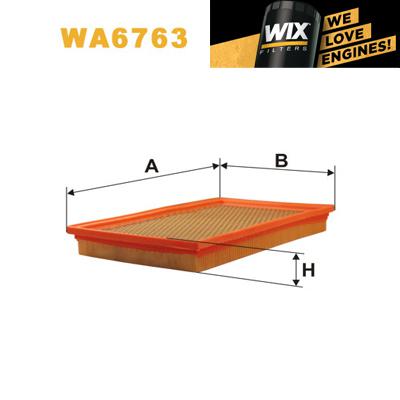 1x wix air filter wa6763 - eqv to fram ca9415