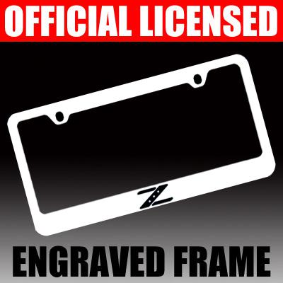 Nissan *350z / z* chrome license plate frame tag holder