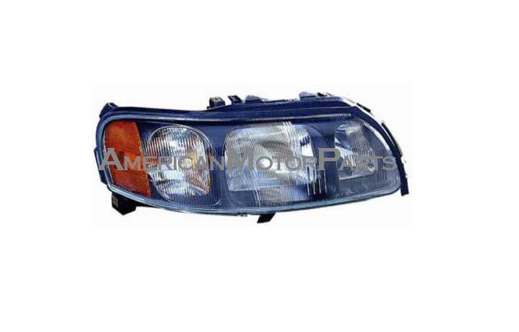 Right passenger side replacement headlight halogen type 01-04 volvo s70 v70