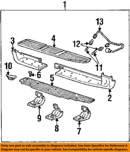 Lincoln oem f85z13411aa running board-socket