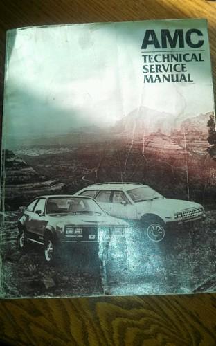 1982 service manual amc technical service manual spirit concord eagle 4wd 