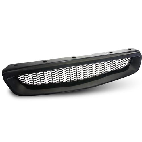 96 97 98 honda civic type-r hood front mesh grill grille  black