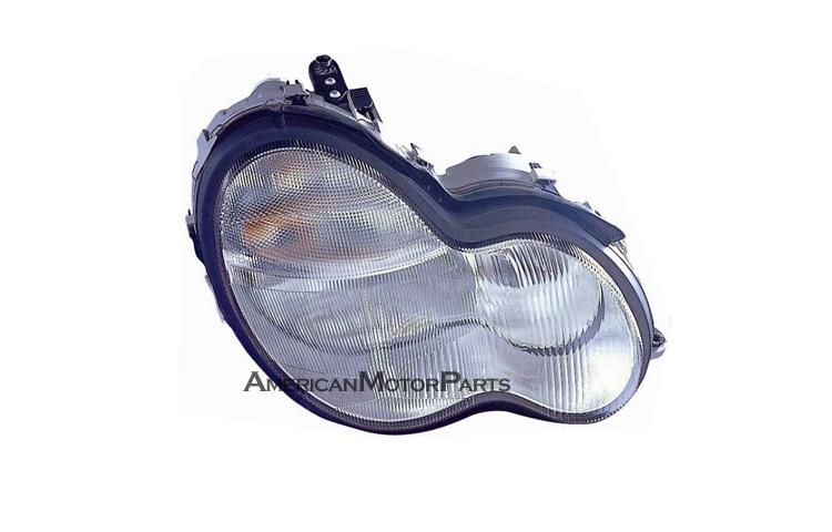 Passenger side replacement headlight 00-02 mercedes benz e class 2108204461