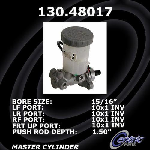 Centric 130.48017 brake master cylinder-premium master cylinder